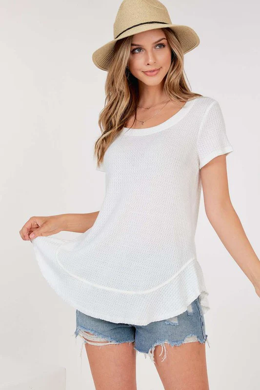 Butterfly Dreams Waffle Knit Top