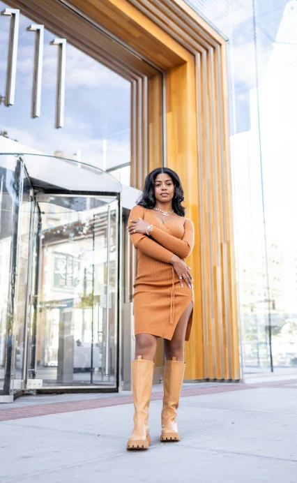 Paige Ribbed Midi Dress