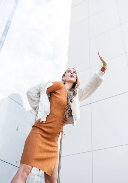 Paige Ribbed Midi Dress