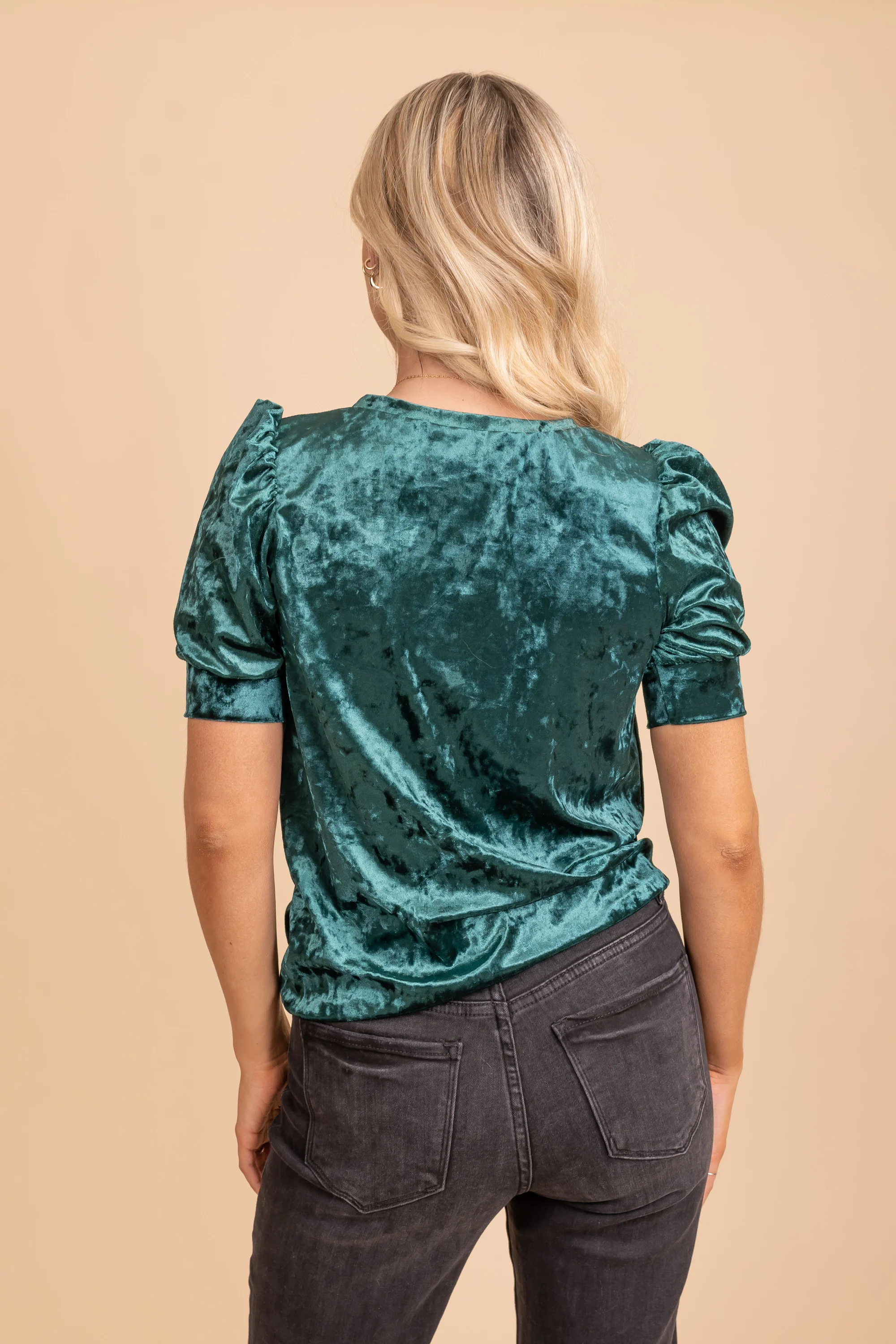Something Beautiful Velvet Top