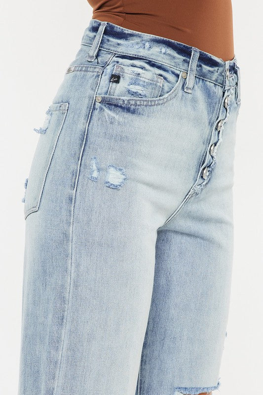 Kan Can Ultra High Rise 90's Flare Jeans