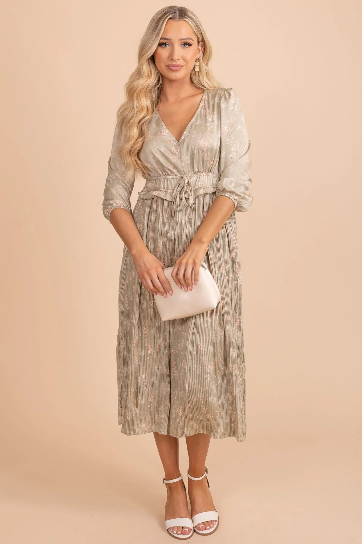 Taking Me Back Floral Midi Dress