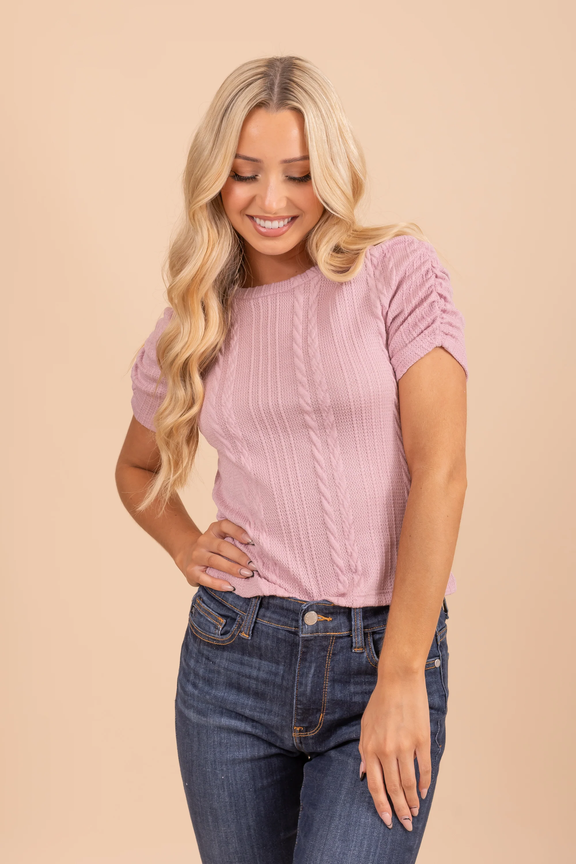Still In Love Textured Top