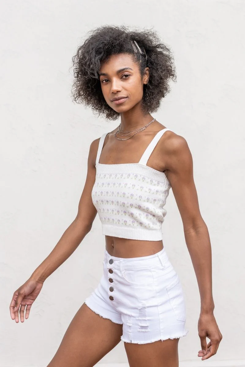 Be Your Girl Crop Tank Top