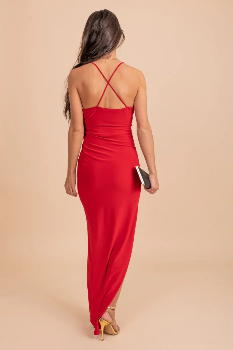 Nightfall Glamour Maxi Dress