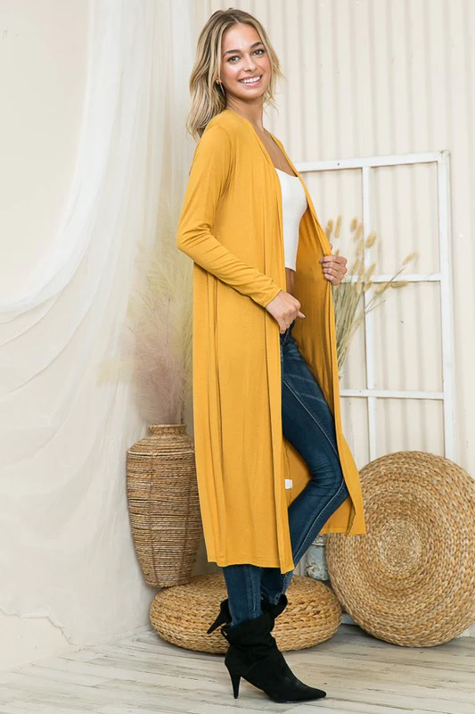 Lightweight Maxi Cardigan