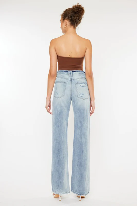 Kan Can Ultra High Rise 90's Flare Jeans