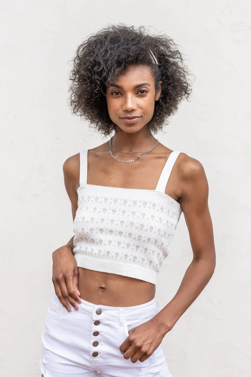 Be Your Girl Crop Tank Top