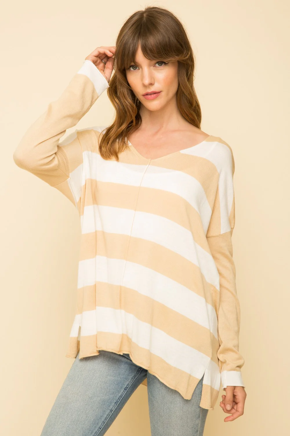 Striped pullover
