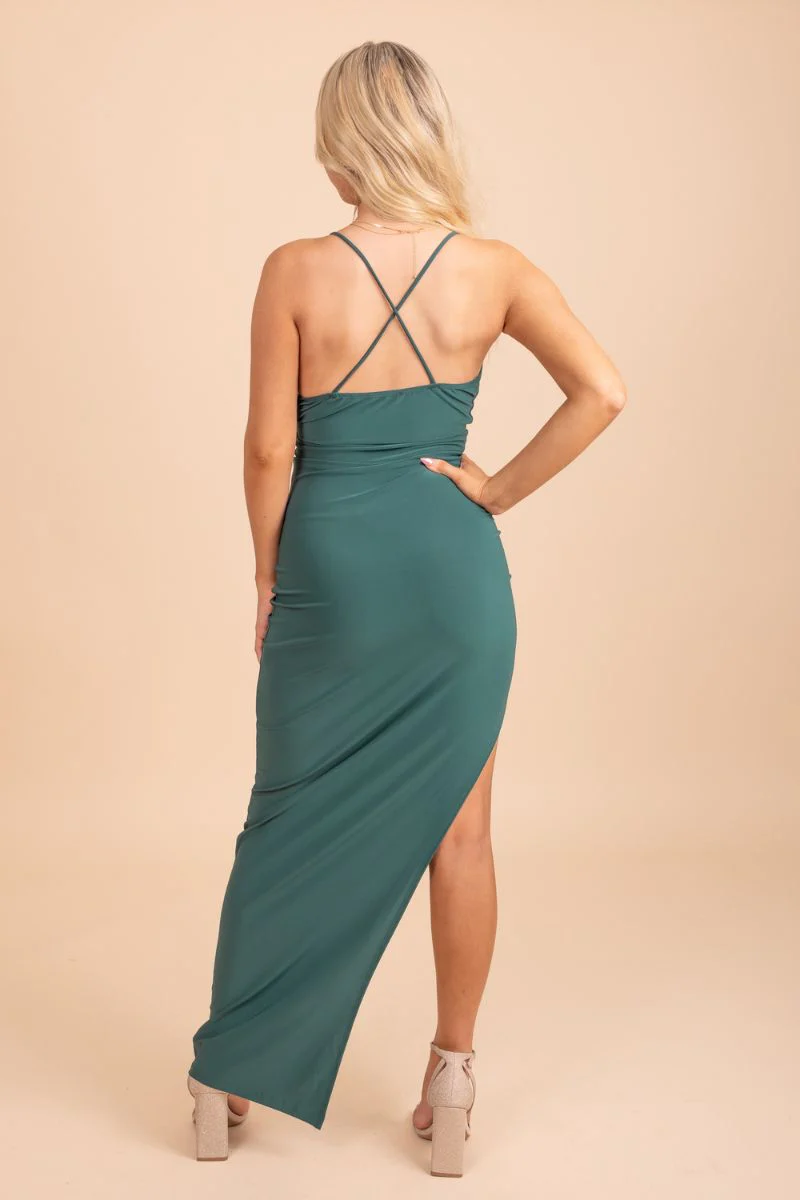 Nightfall Glamour Maxi Dress