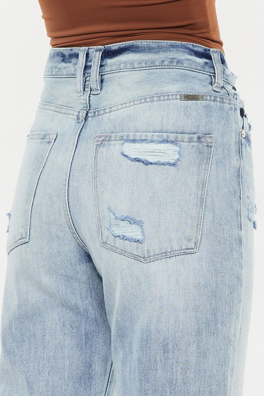 Kan Can Ultra High Rise 90's Flare Jeans