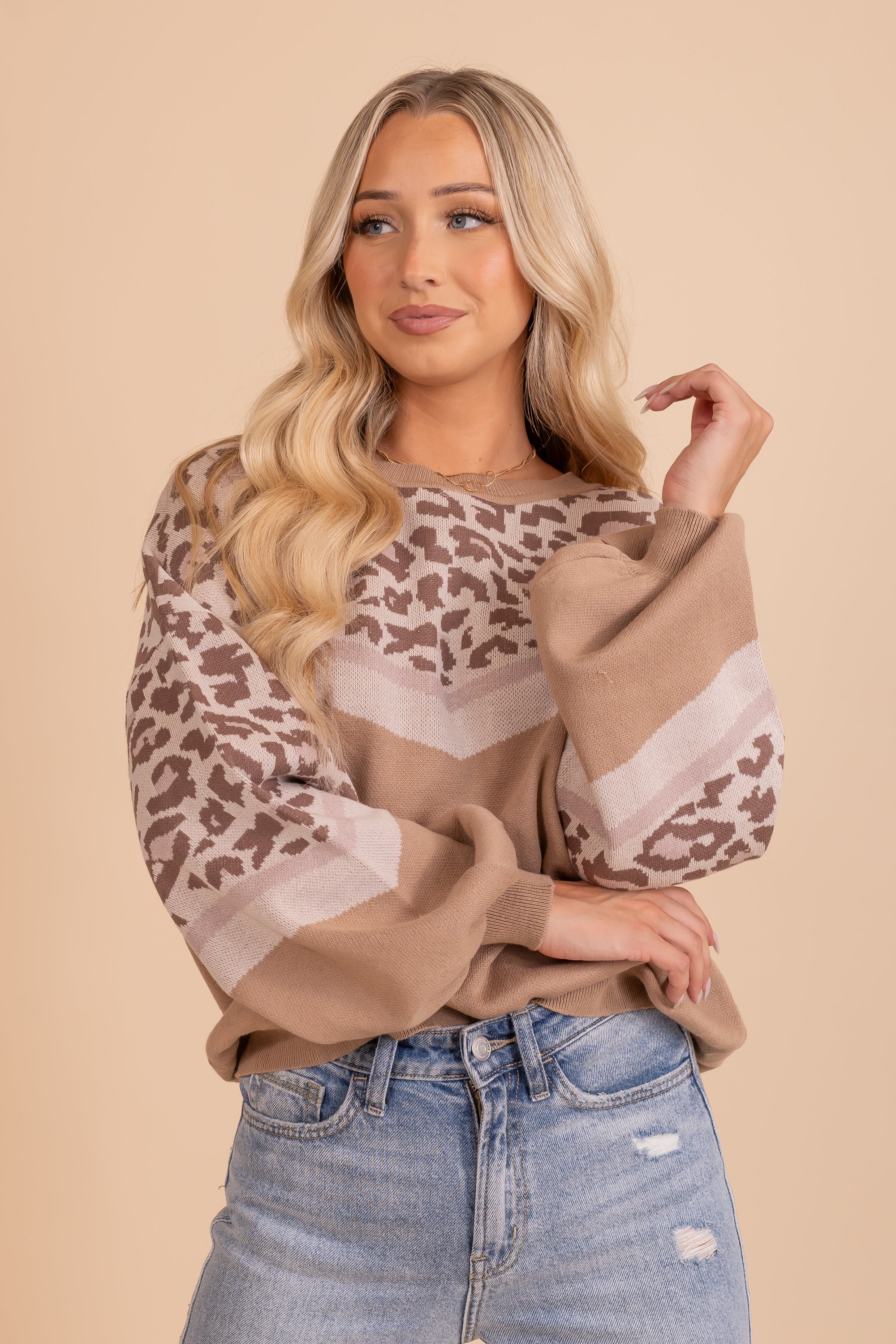 Leopard Print Sweater