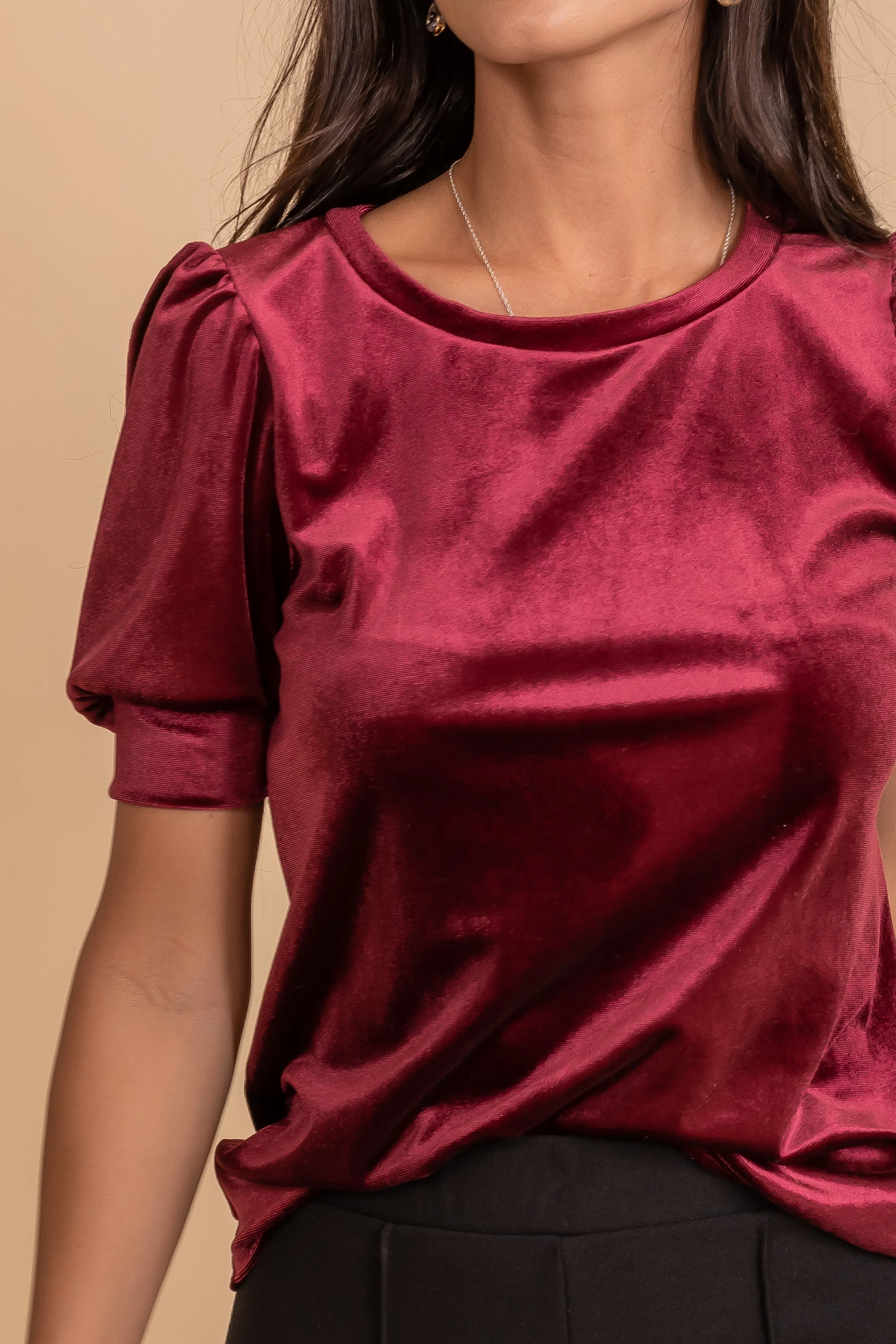 Something Beautiful Velvet Top