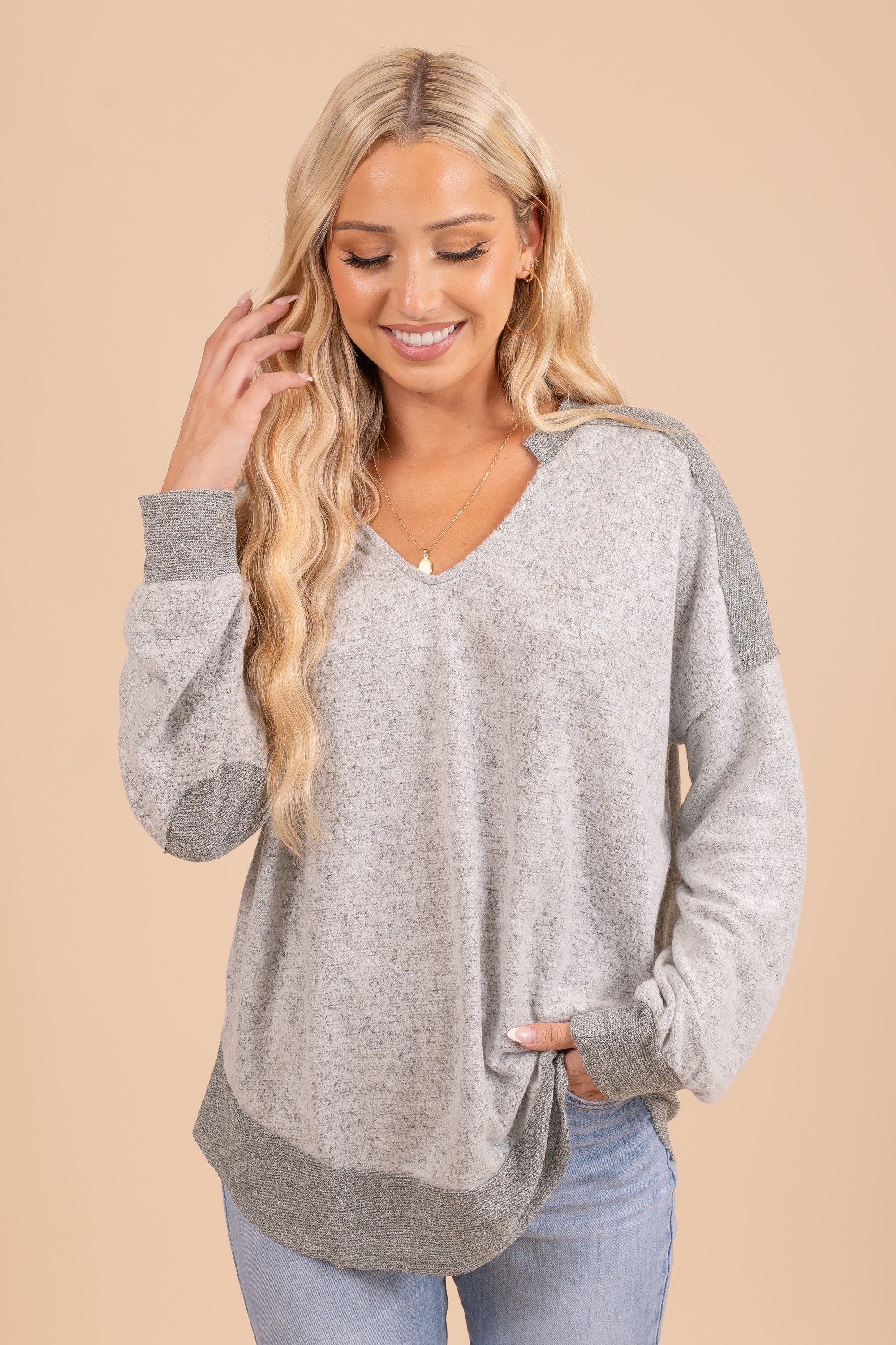 Cozy Elbow Sleeve Pullover
