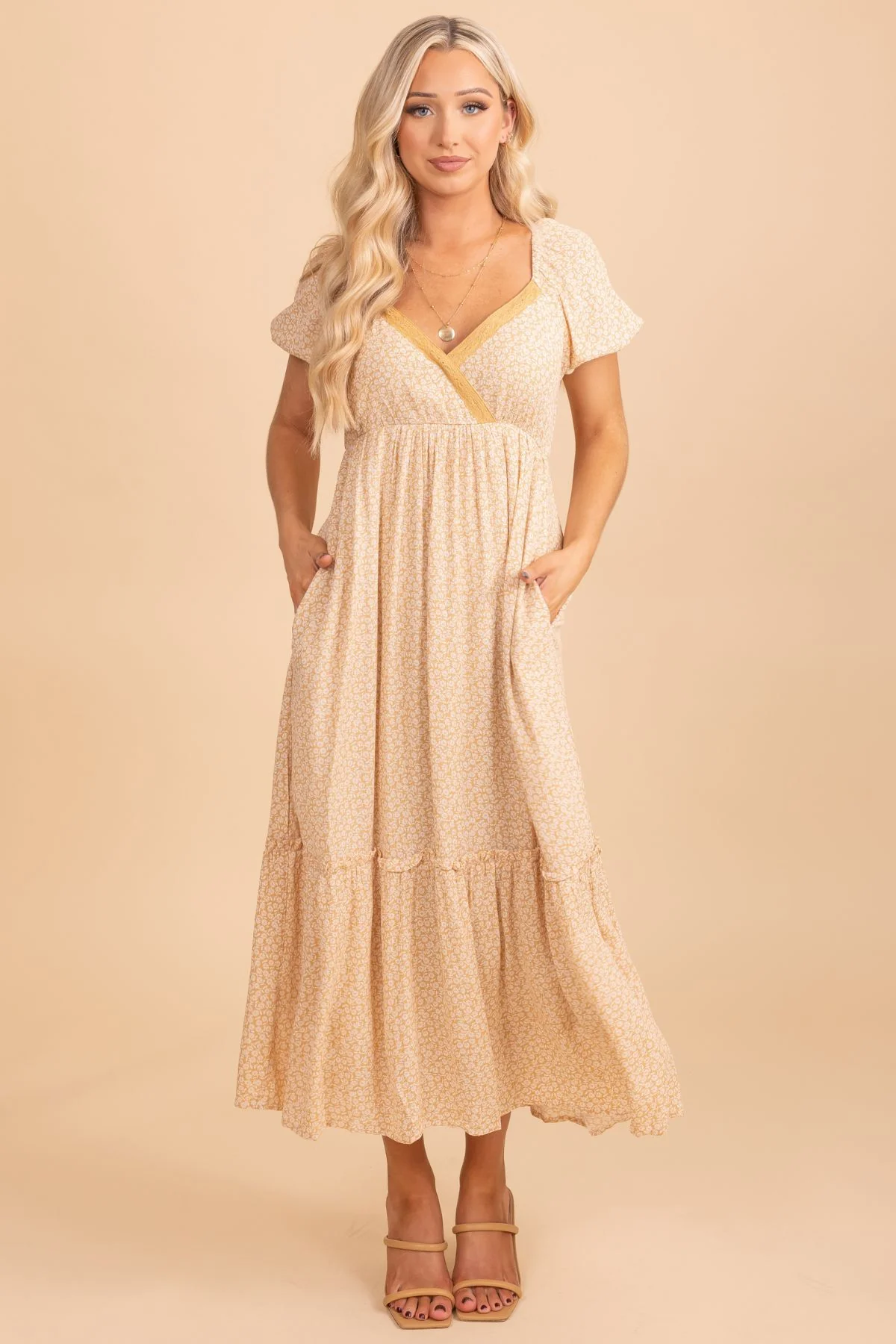 Cover Me In Flowers Floral Maxi Dress no