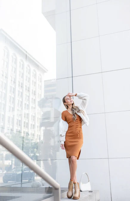 Paige Ribbed Midi Dress