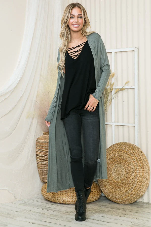 Lightweight Maxi Cardigan