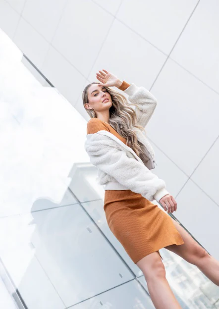 Paige Ribbed Midi Dress