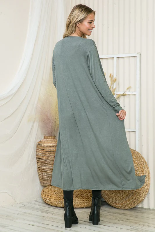 Lightweight Maxi Cardigan