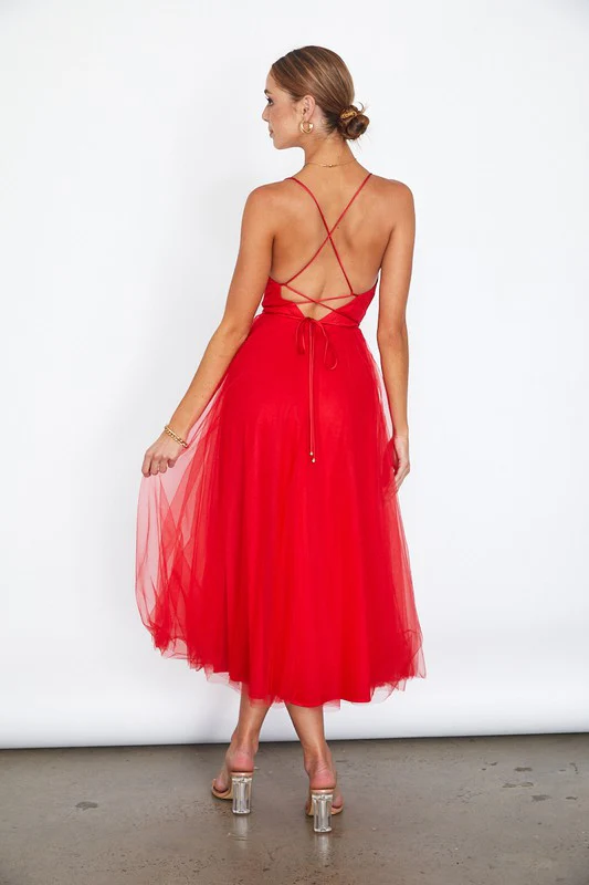 Tulle Ballerina Midi Dress