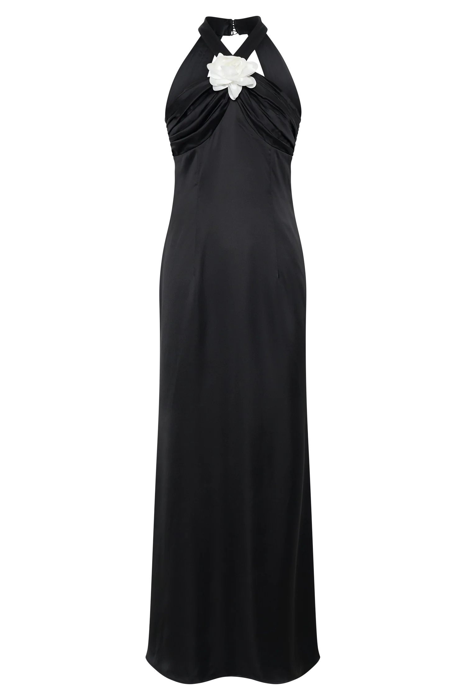 Dylan Rose Halter Maxi Dress - Black