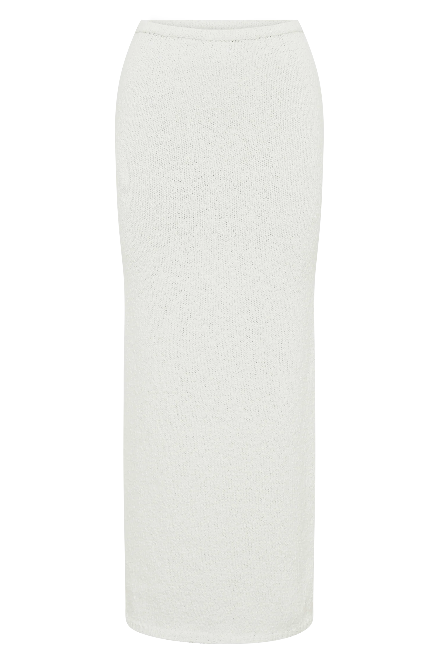 Moira Boucle Maxi Skirt - White