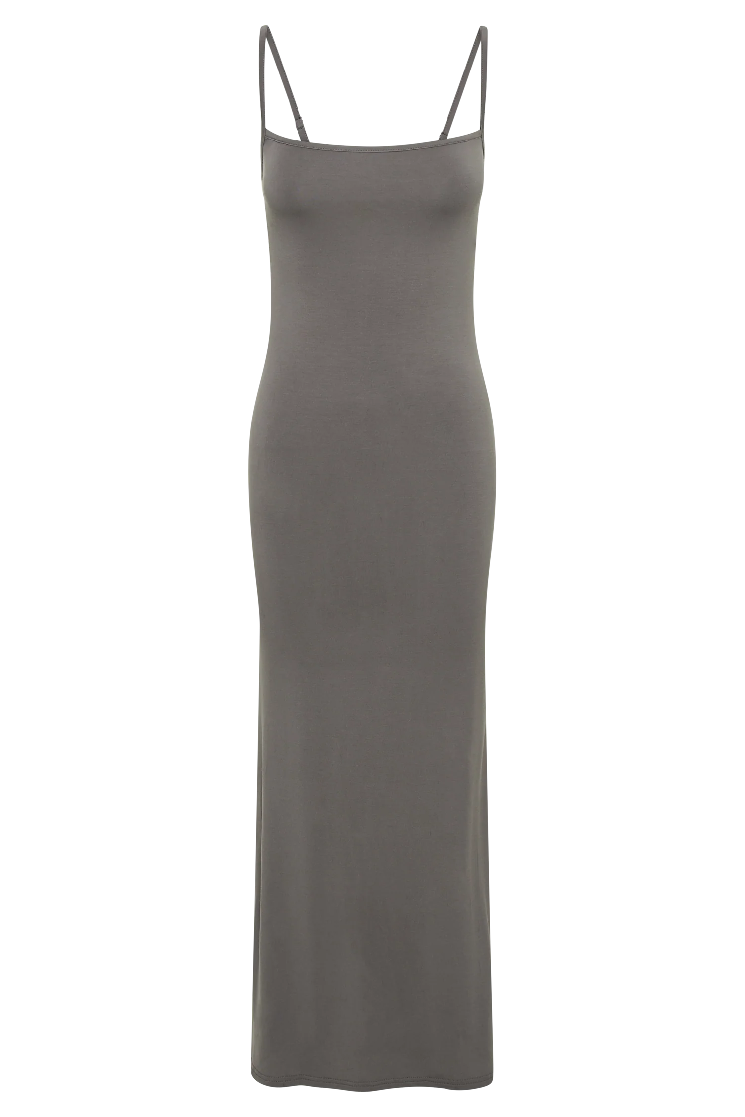 Cassie Modal Fishtail Maxi Dress - Slate Grey