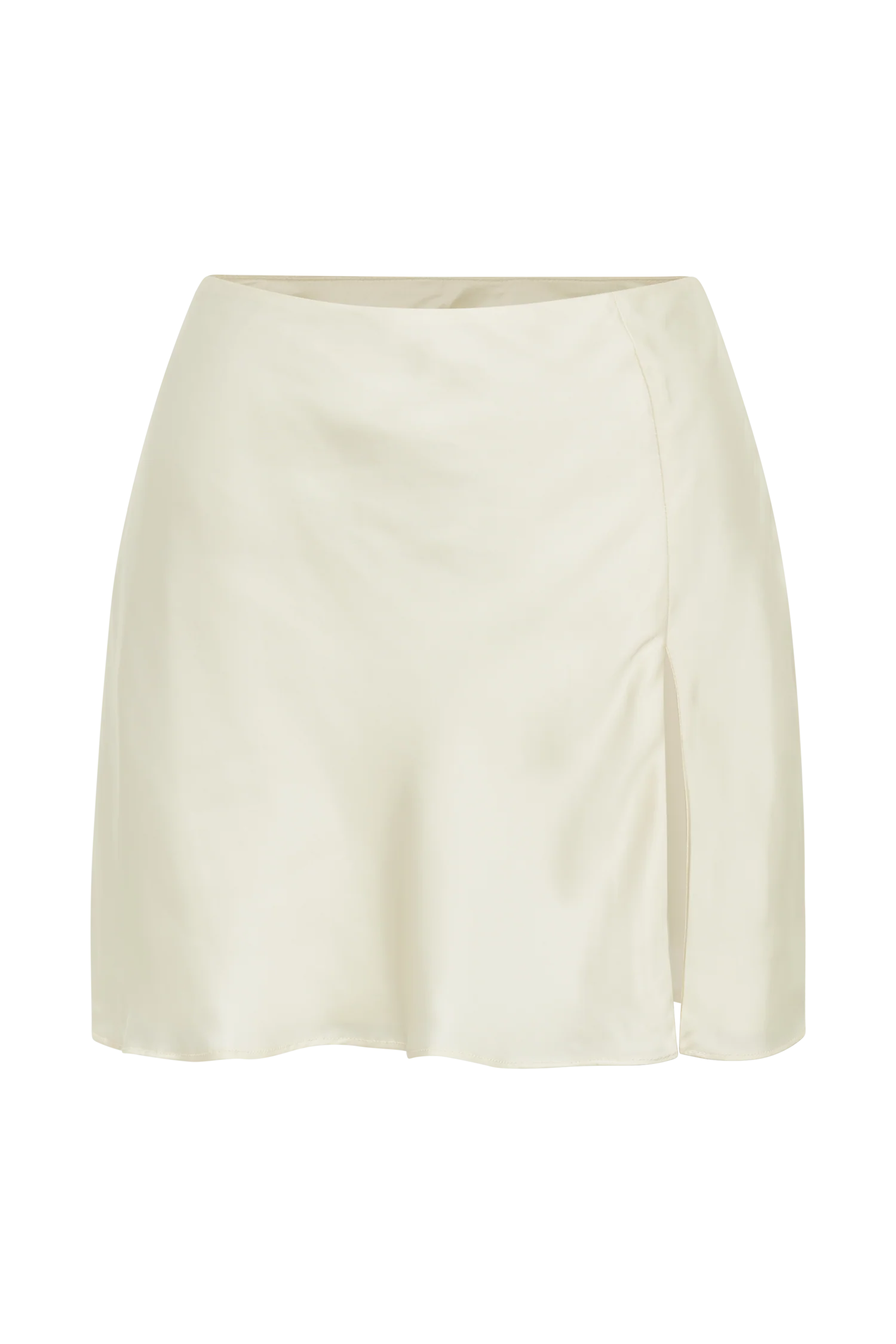 Hartley Satin Mini Skirt - Ivory