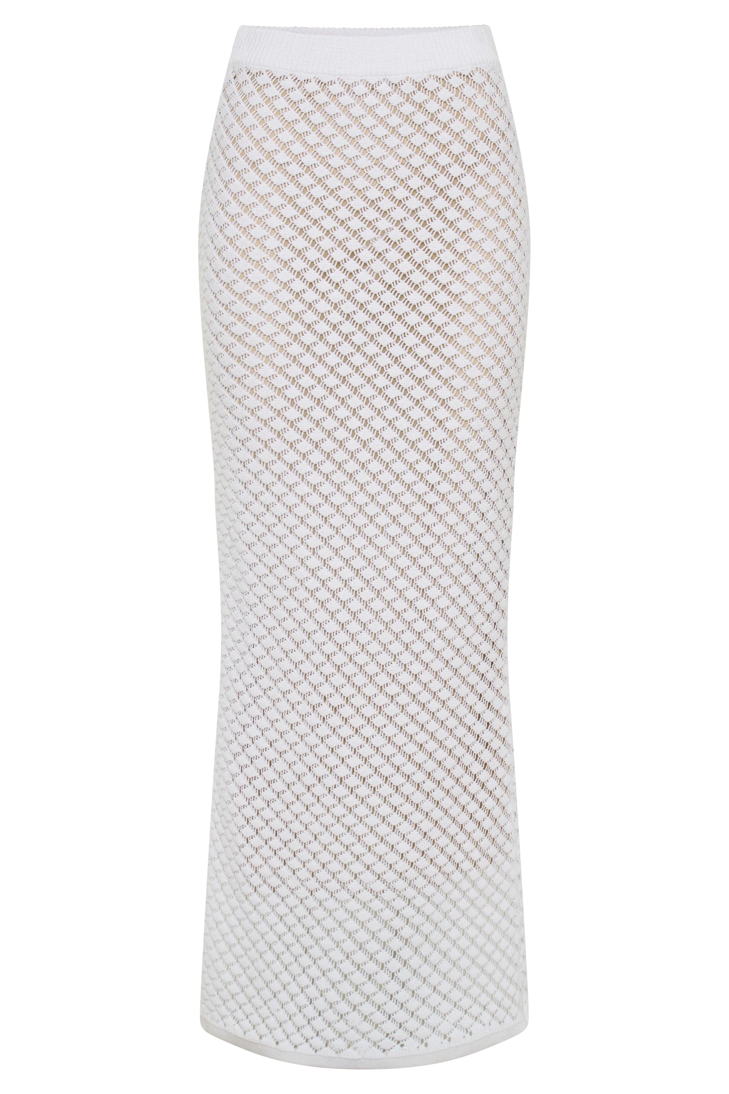 Guiliana Knit Maxi Skirt - Ivory