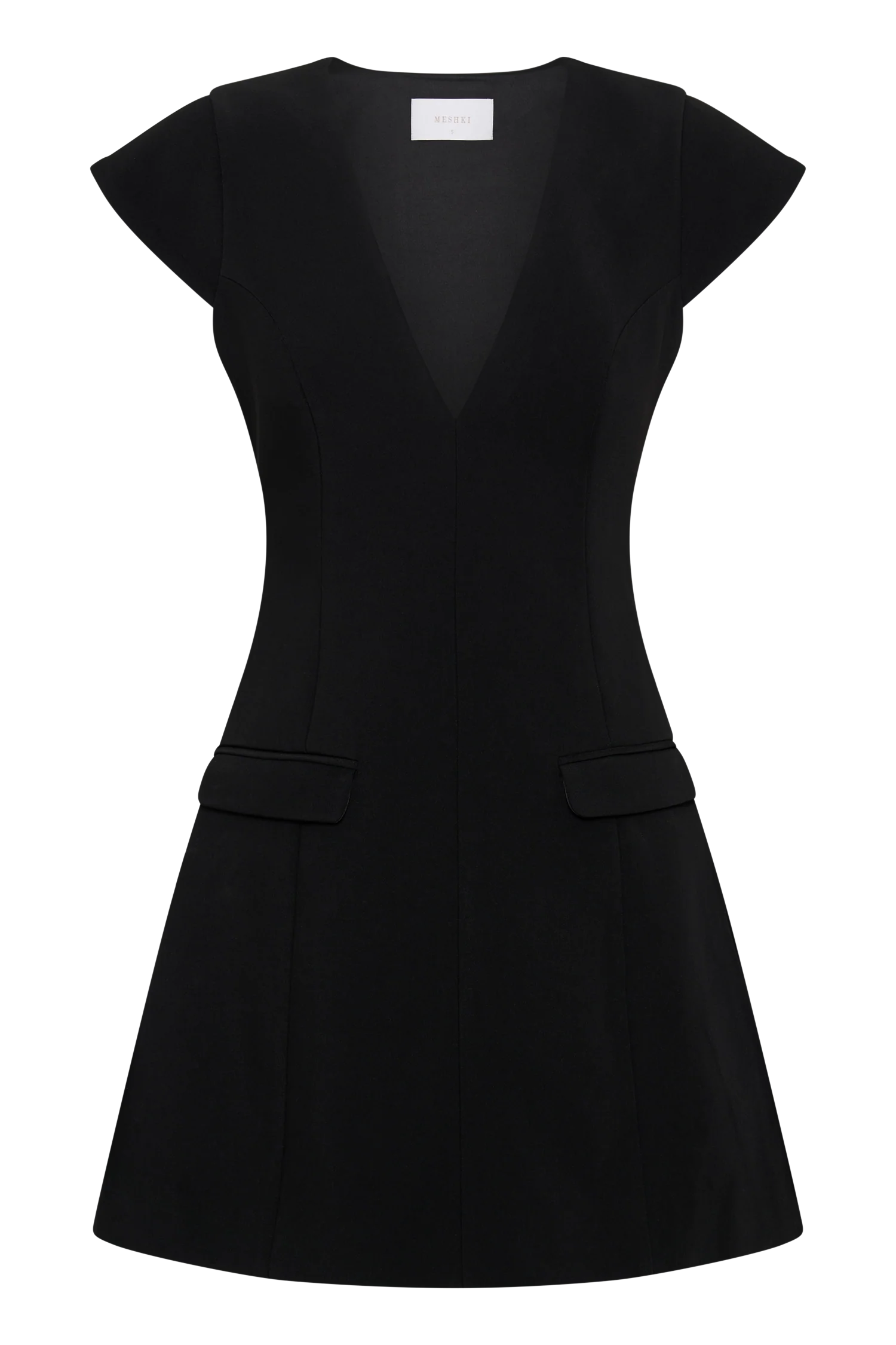 Kiernan Sleeveless Blazer Dress - Black