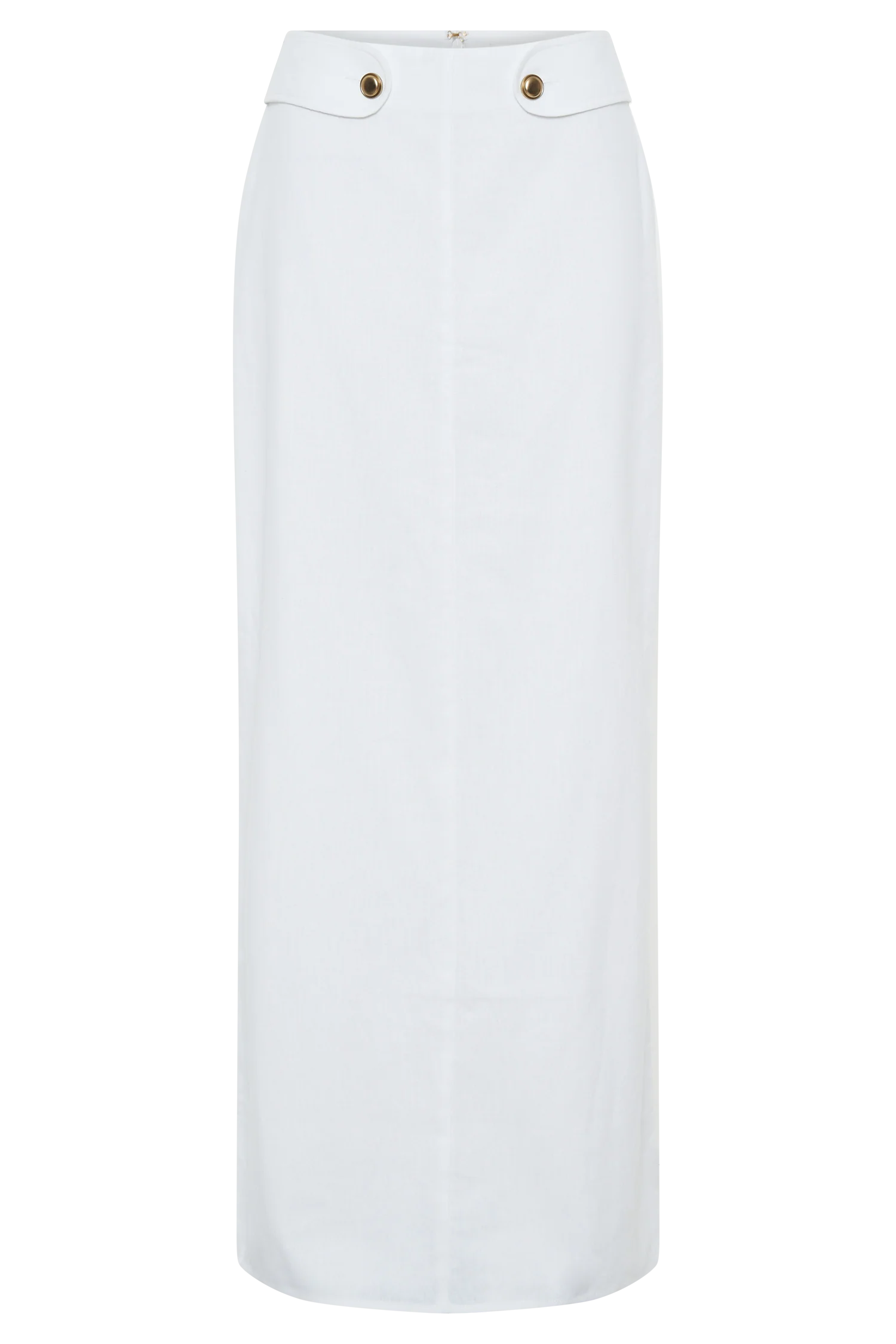 Jordan Linen Maxi Skirt - White