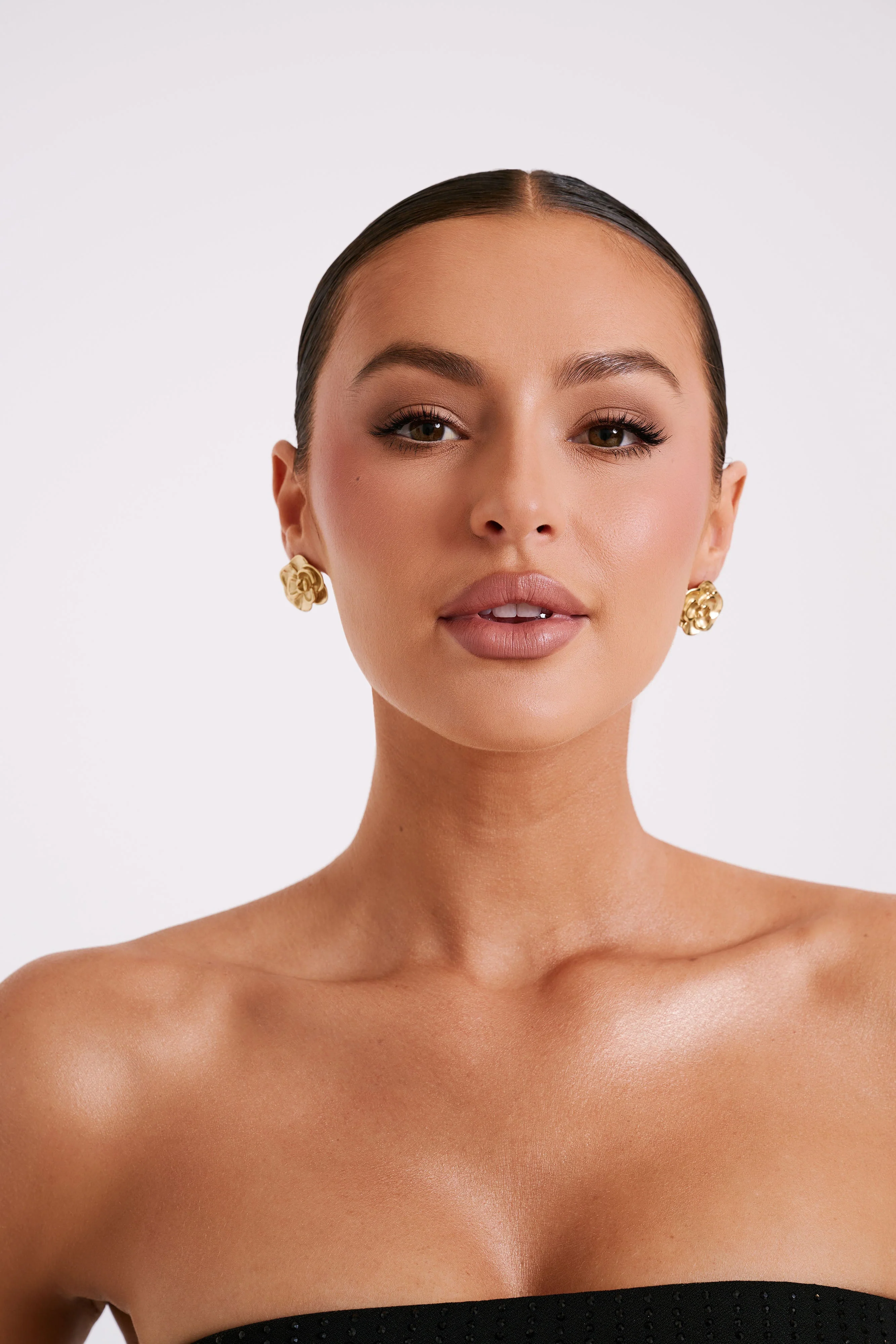 Lala Rose Earrings - Gold