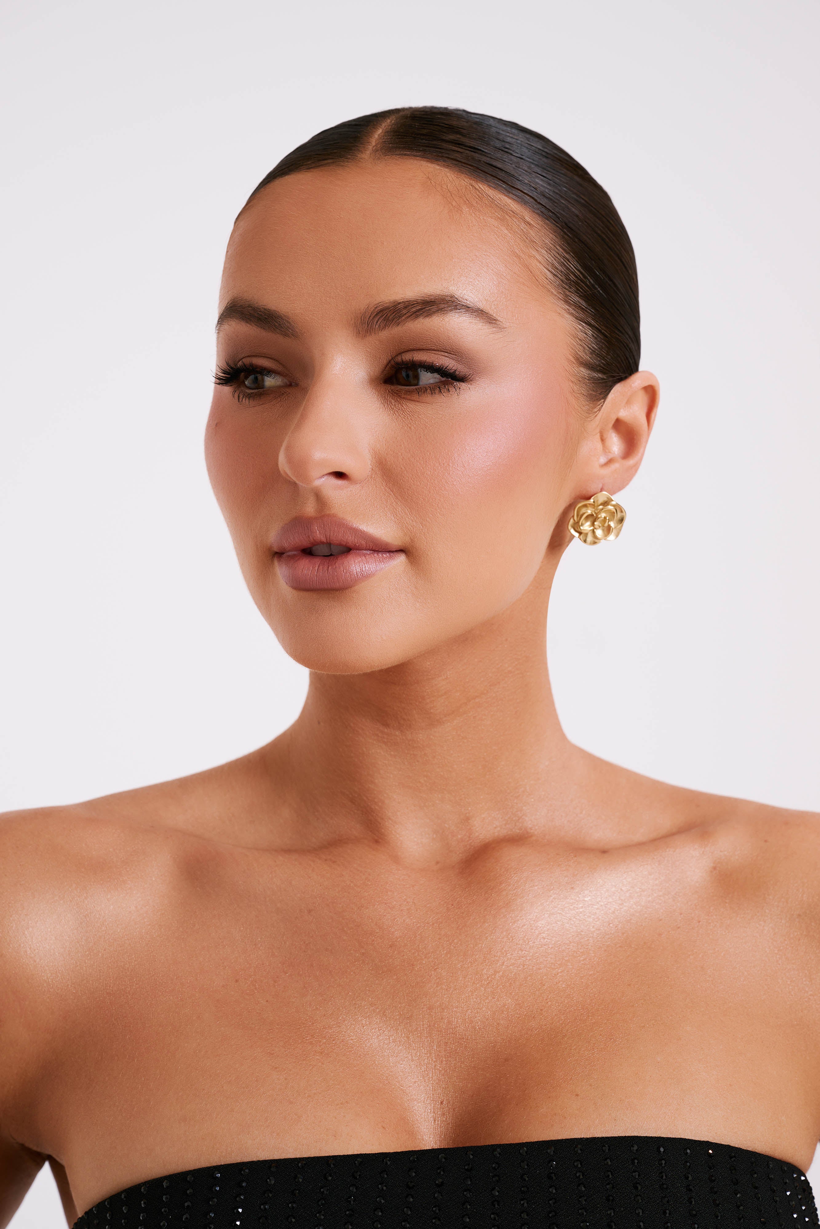 Lala Rose Earrings - Gold