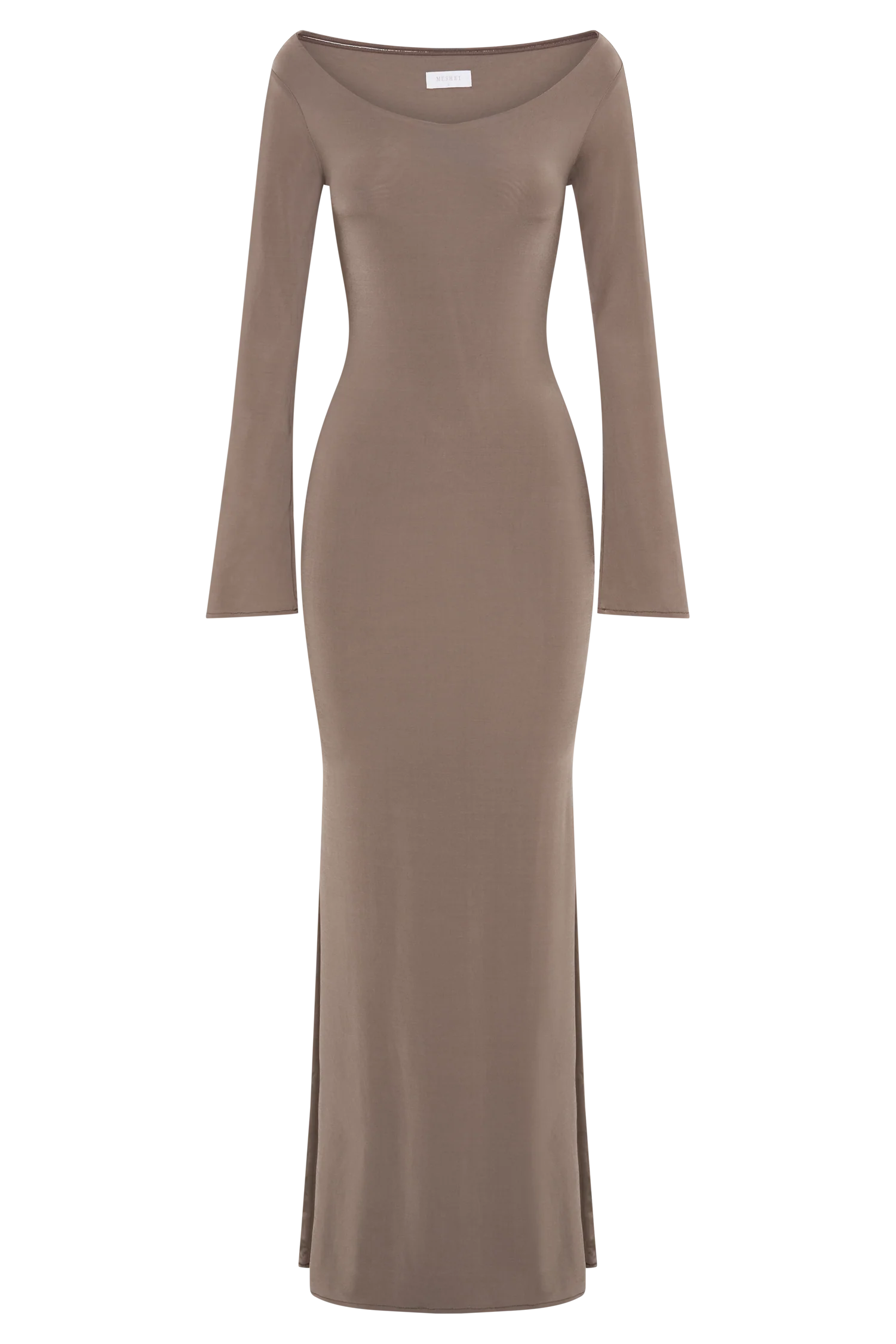 Millicent Slinky Long Sleeve Maxi Dress - Coco