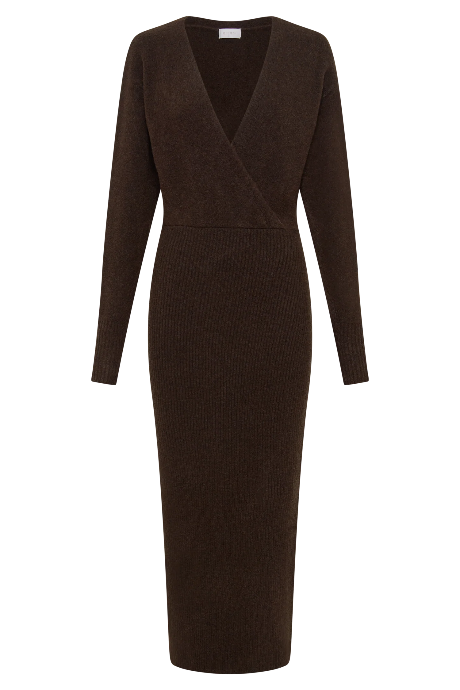 Shannon Knit Maxi Dress - Chocolate