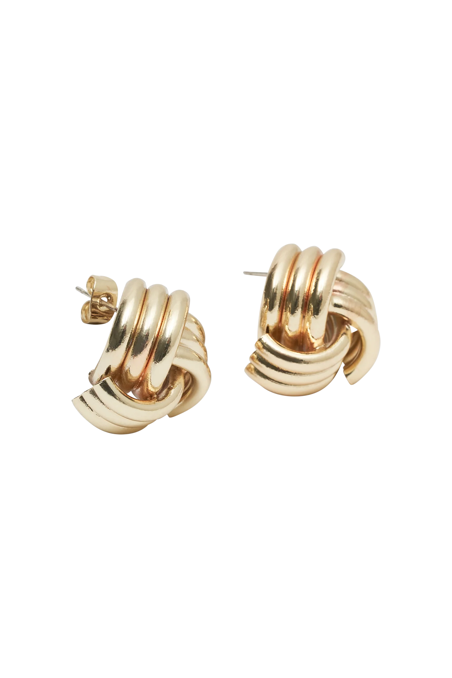 Rowan Knotted Earrings - Gold