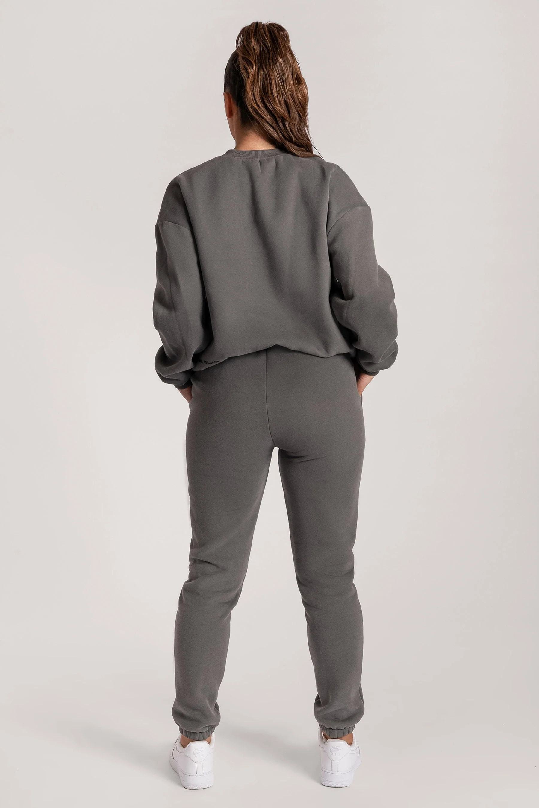 Max Unisex Crew Neck Cosy Sweater - Charcoal