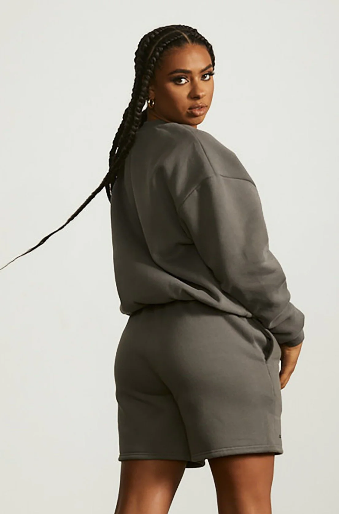 Max Unisex Crew Neck Cosy Sweater - Charcoal