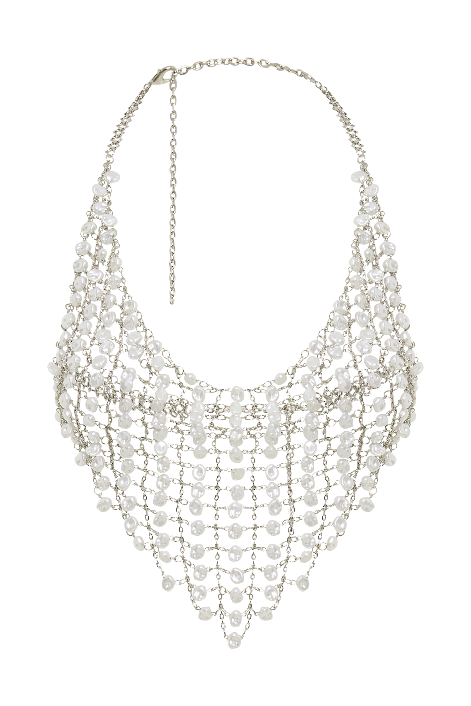 Gretchen Pearl Halter Top - Pearl