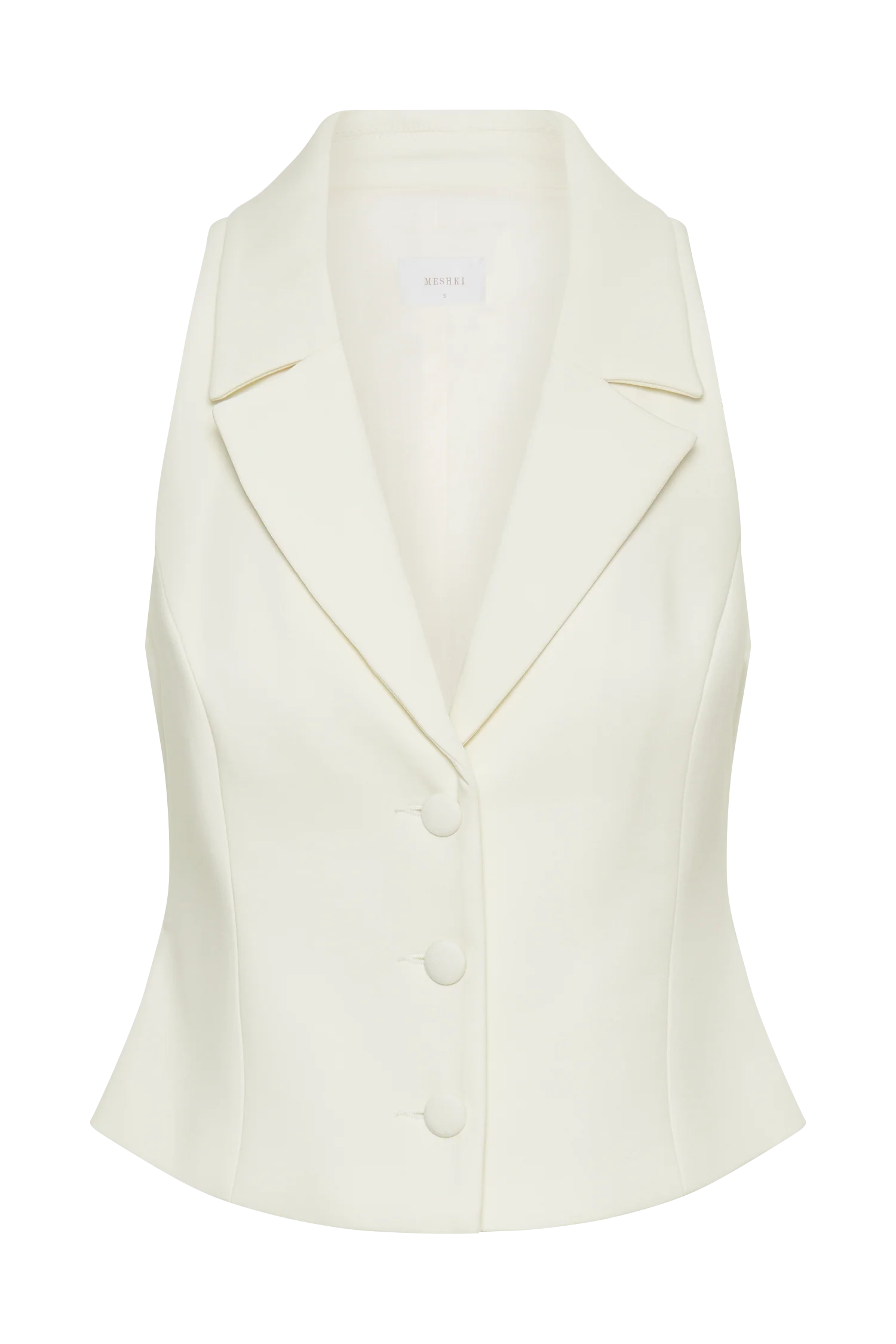 Mura Suiting Vest - Ivory