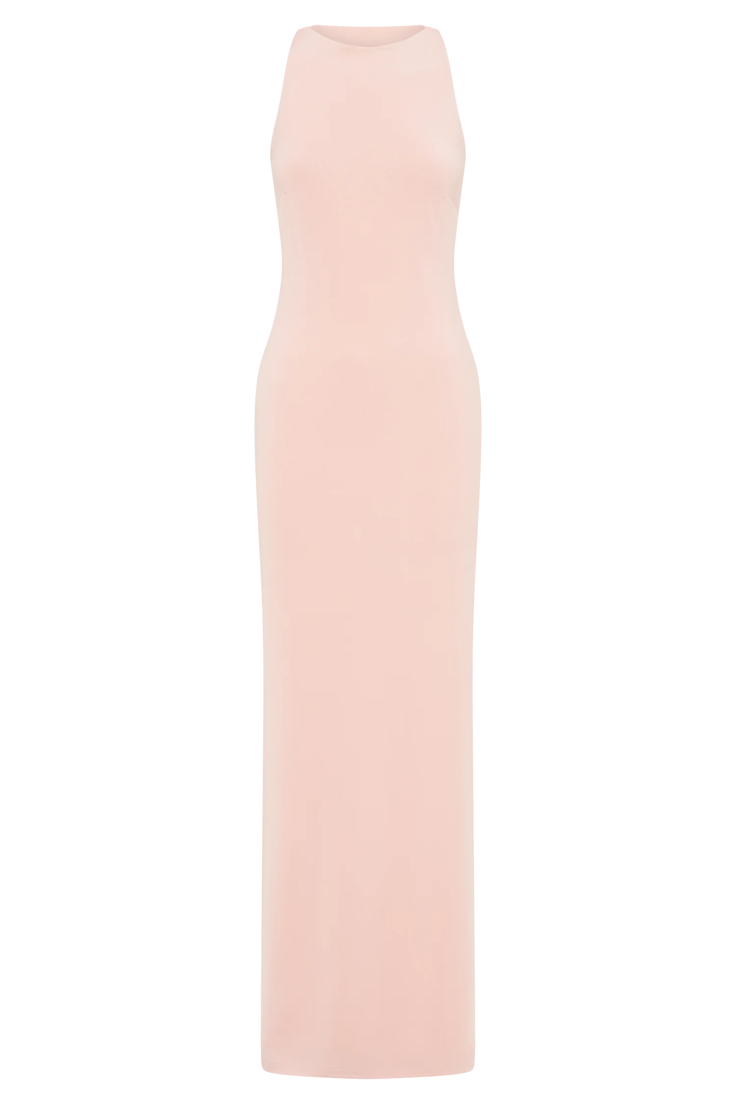 Louise Slinky Backless Maxi Dress - Pale Pink