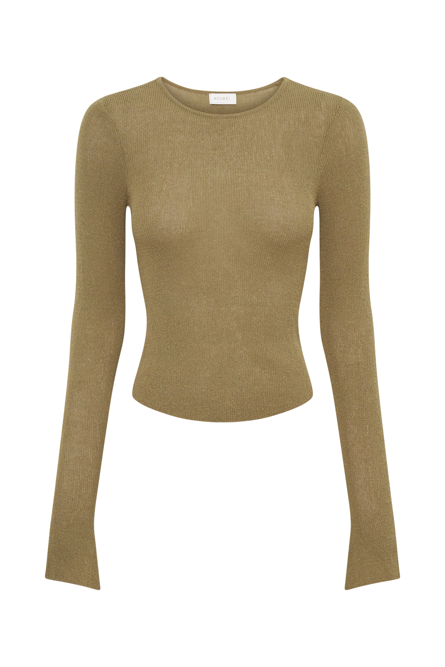 Maribelle Knit Long Sleeve Top - Olive