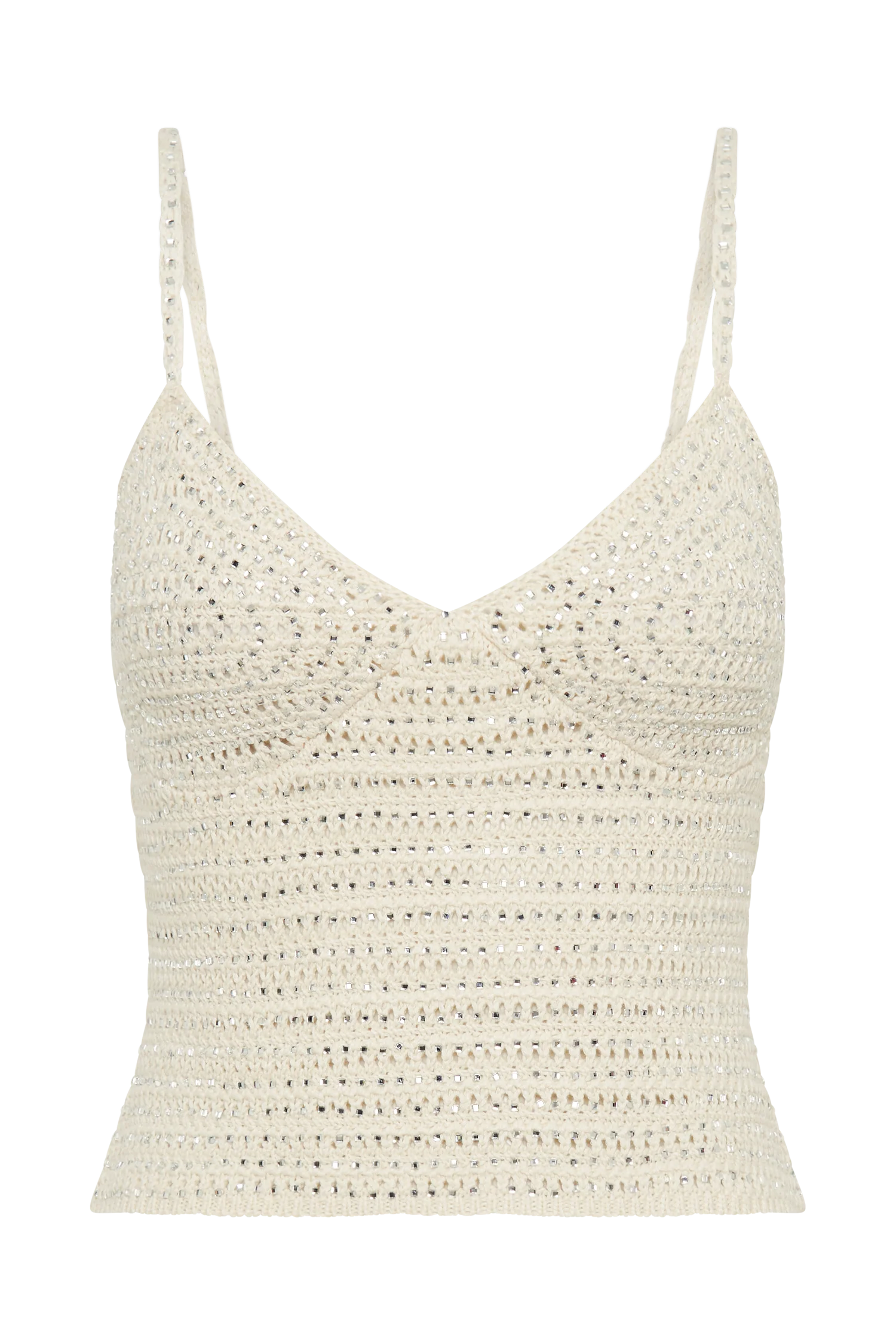 Arwen Embellished Knit Top - Buttercream