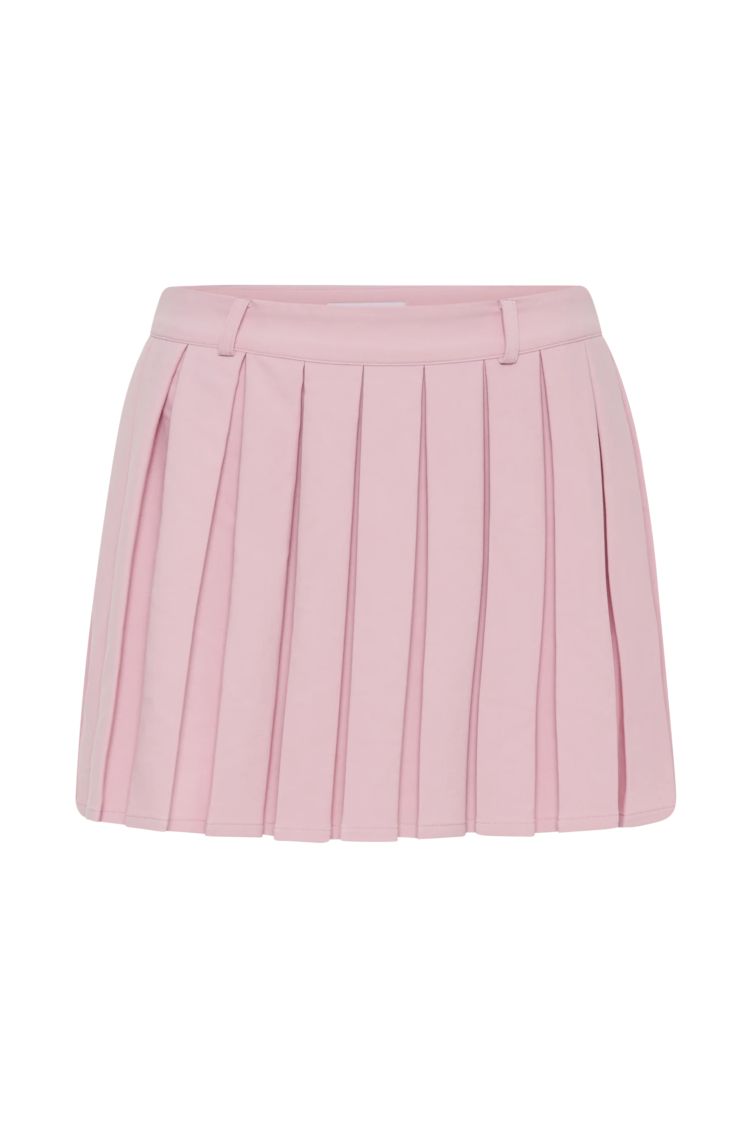 Mura Pleated Mini Skirt - Baby Pink