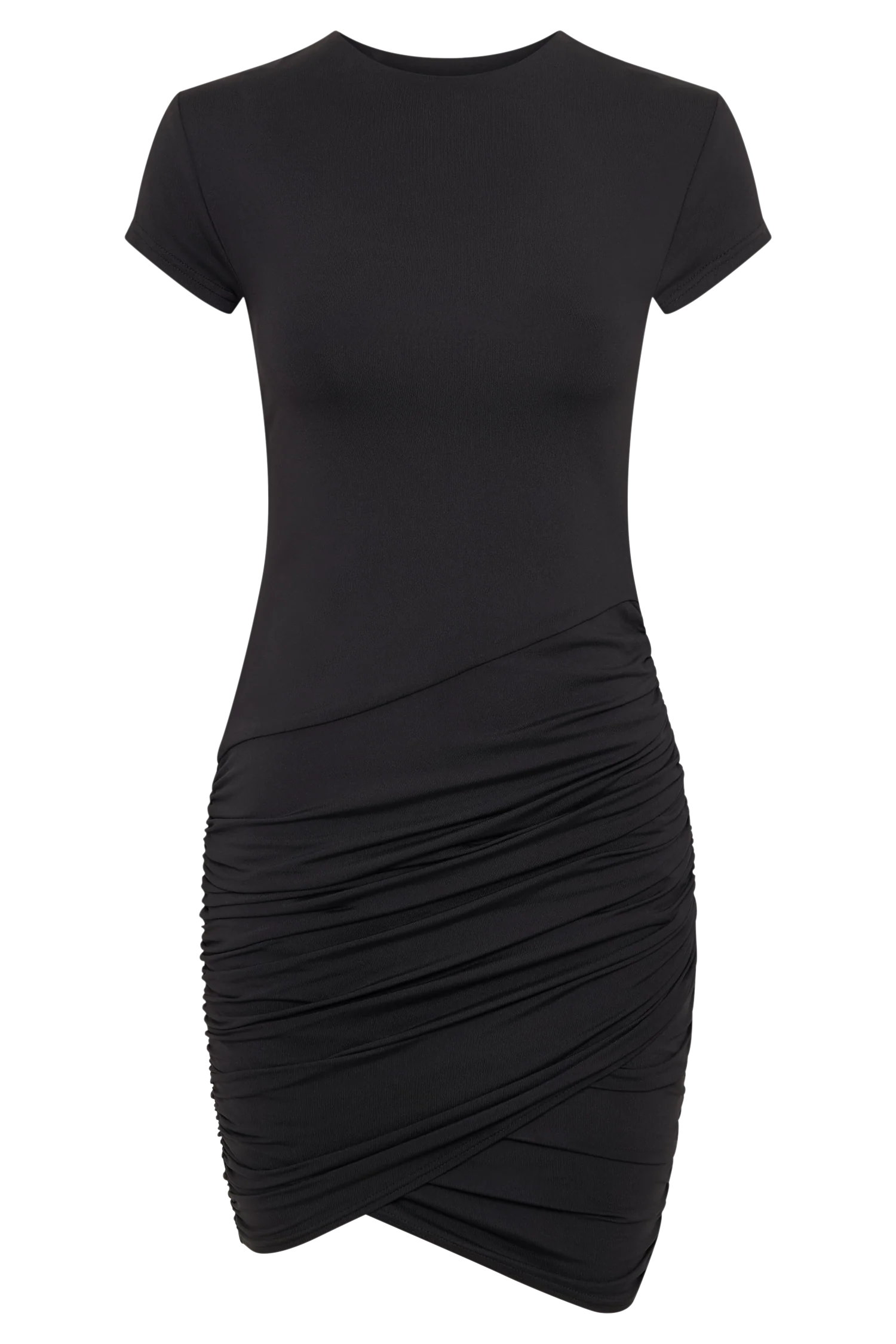 Baylee Recycled Nylon Mini Dress - Black