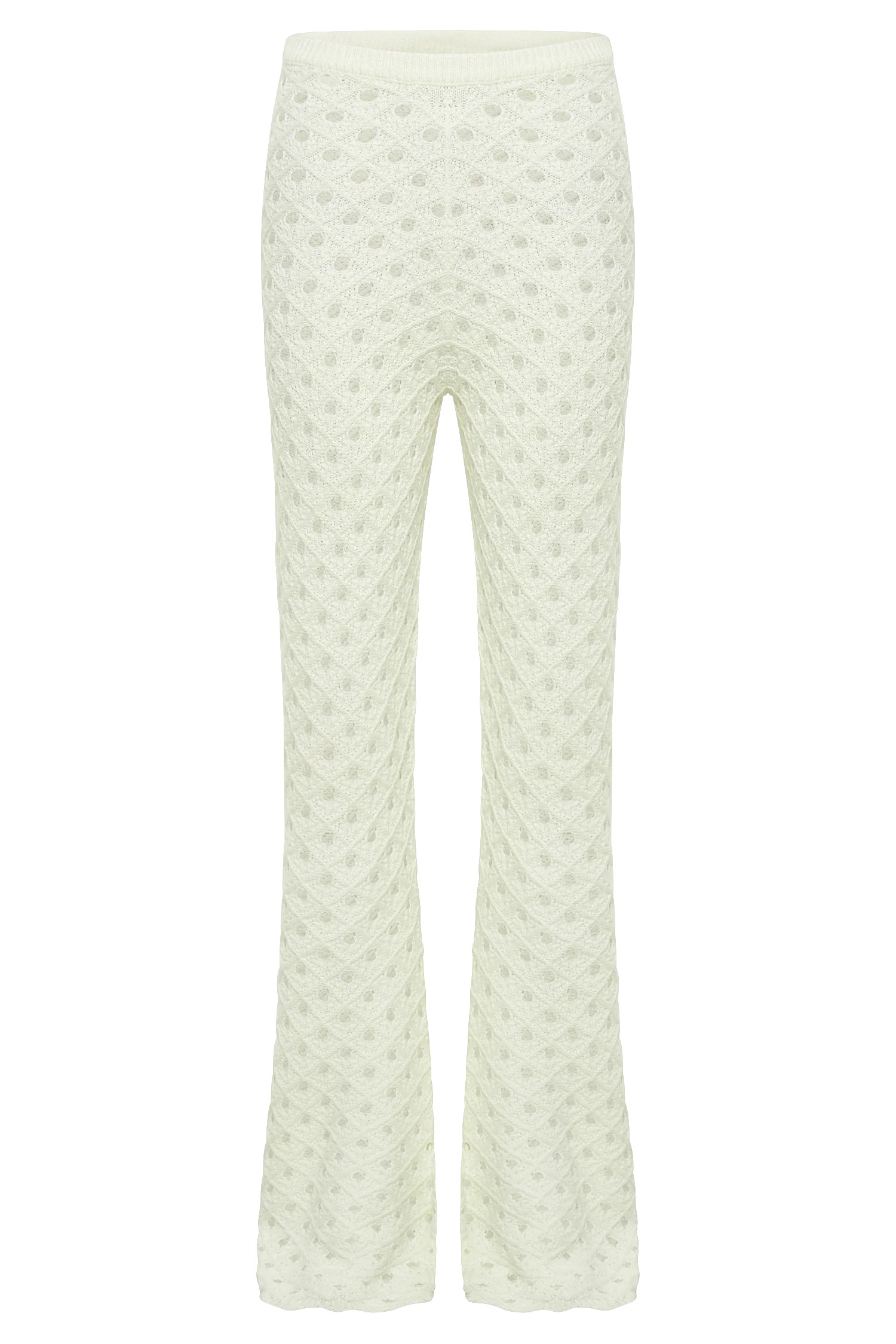 Santana Crochet Pants - Ivory