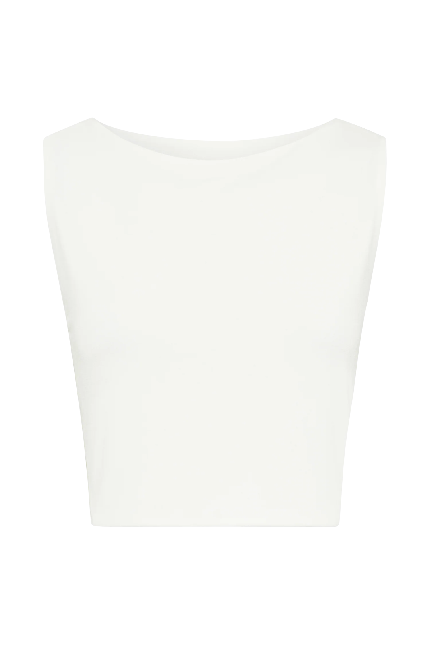 Suri Slinky Cowl Back Top - White