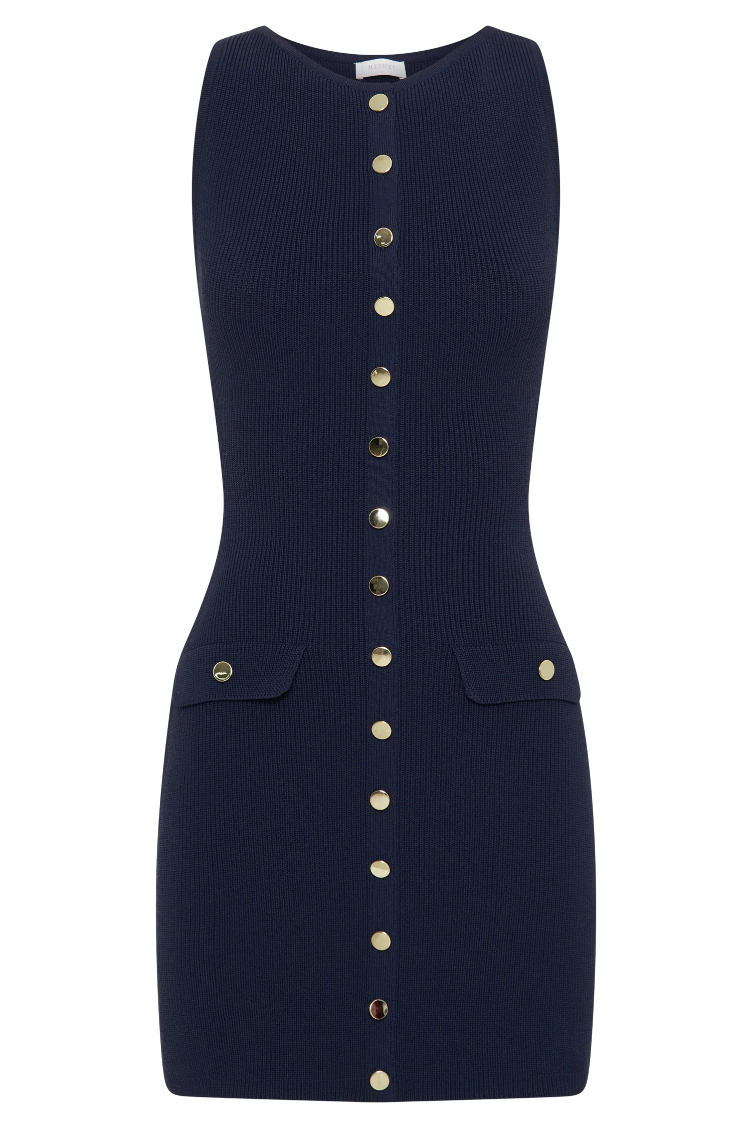 Sawyer Knit Mini Dress - Navy