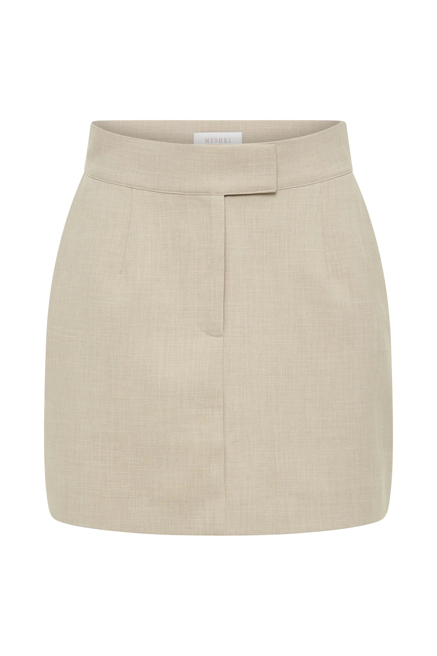 Sayer Textured Mini Skirt - Natural