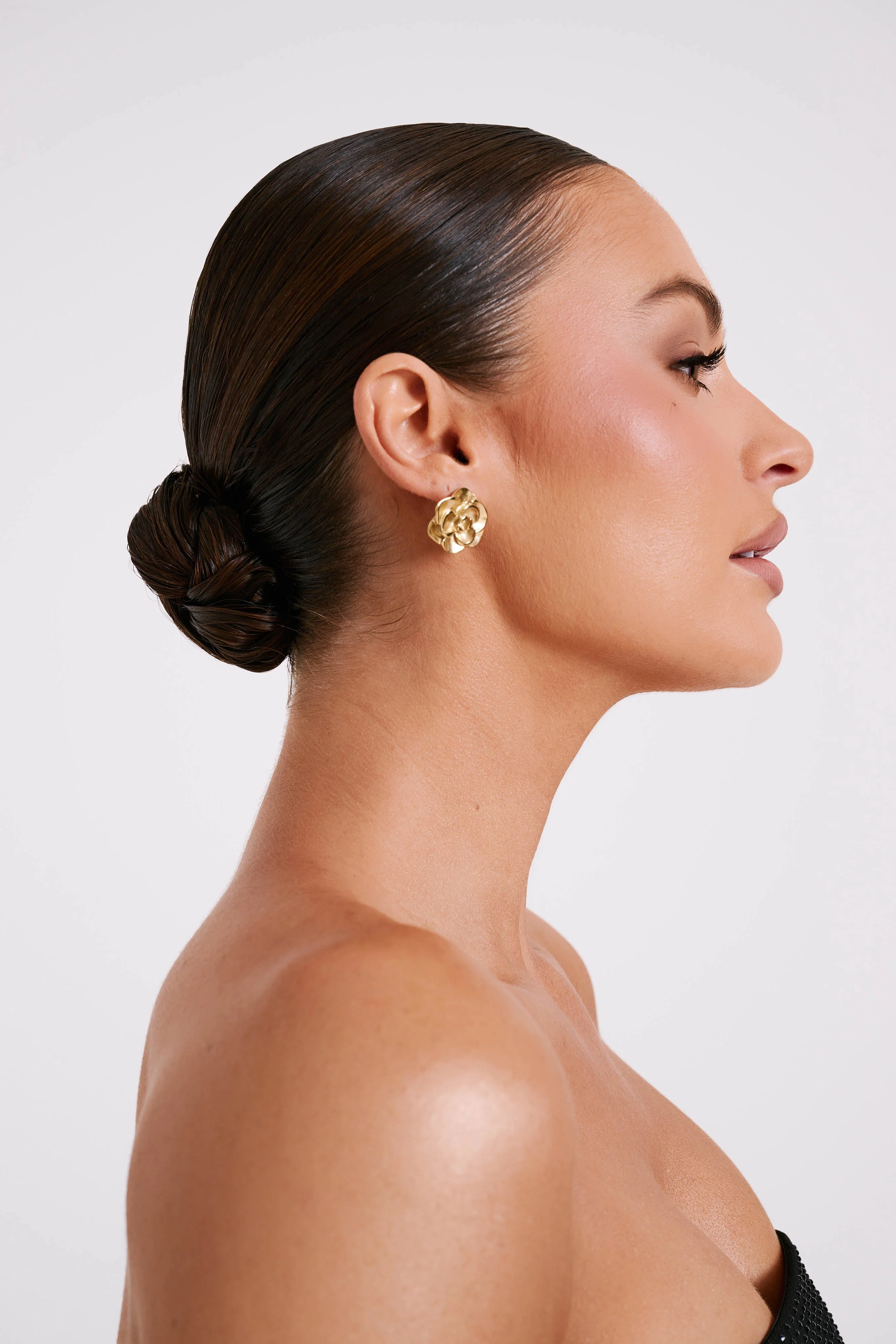 Lala Rose Earrings - Gold